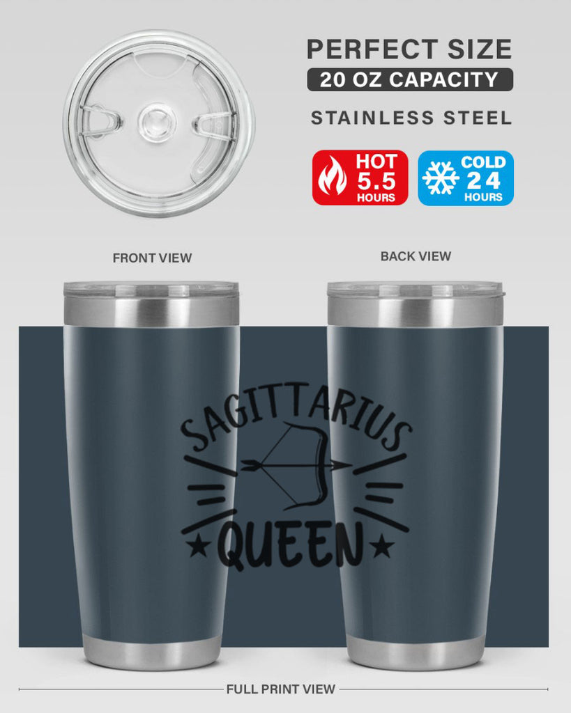 sagittarius queen 411#- zodiac- Tumbler