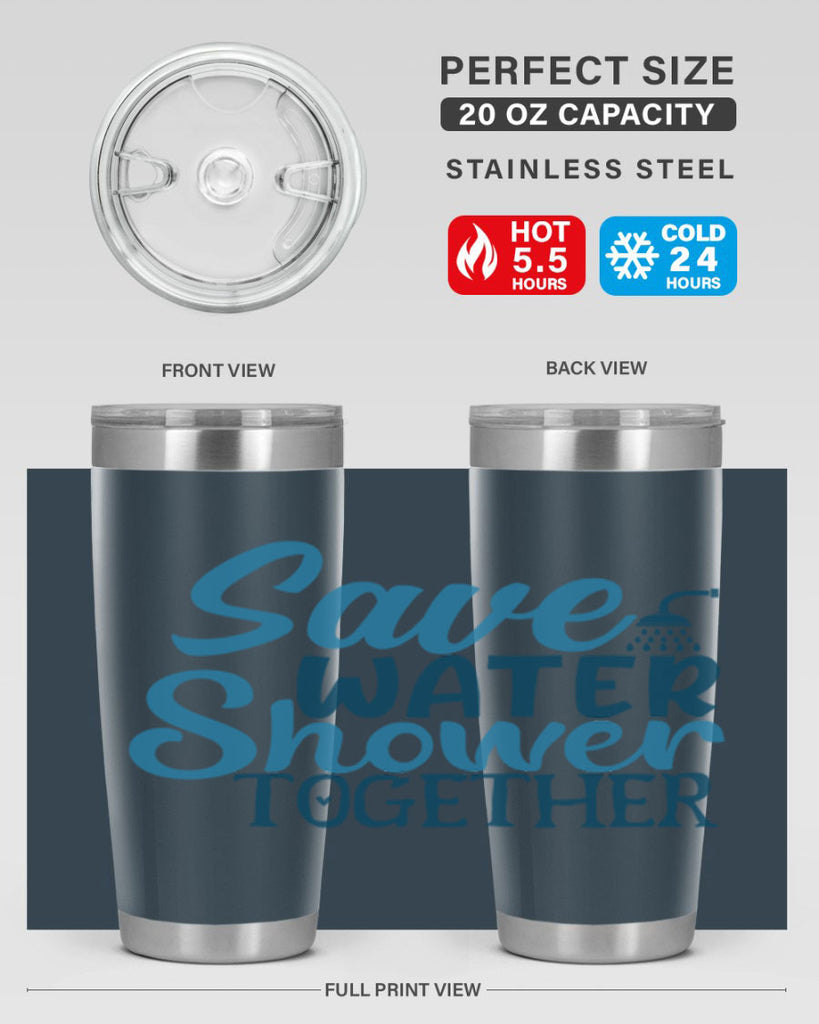 save water shower together 60#- bathroom- Tumbler