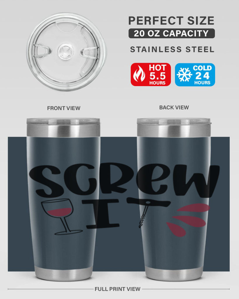 screw it 29#- wine- Tumbler