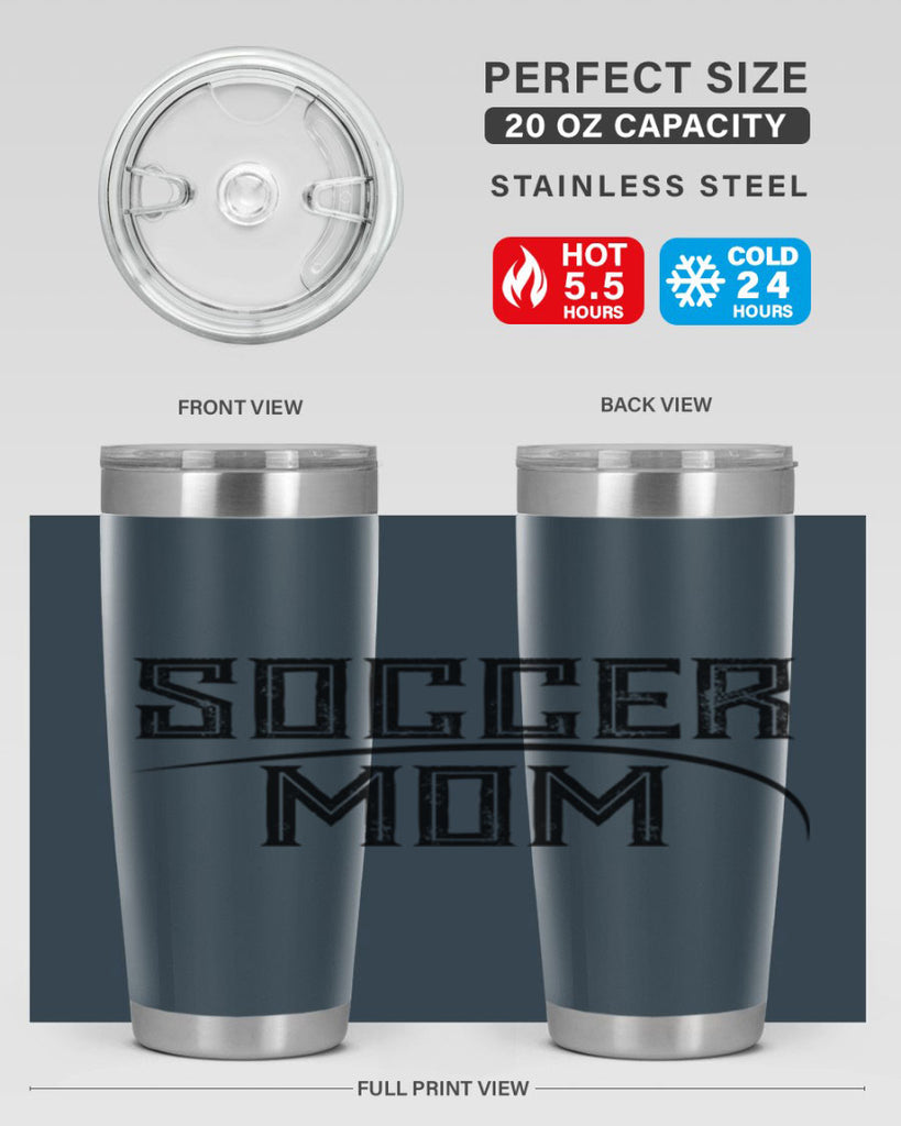 soccer mom 67#- mom- Tumbler