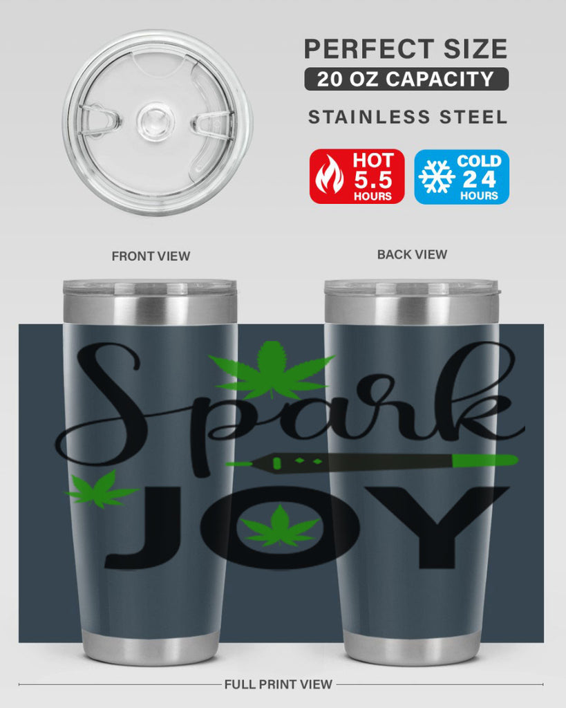 spark joy 250#- marijuana- Tumbler