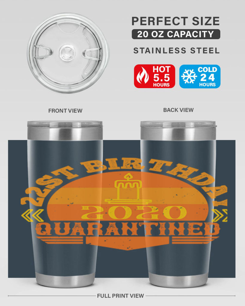 st birthday quarantined 274#- fathers day- Tumbler