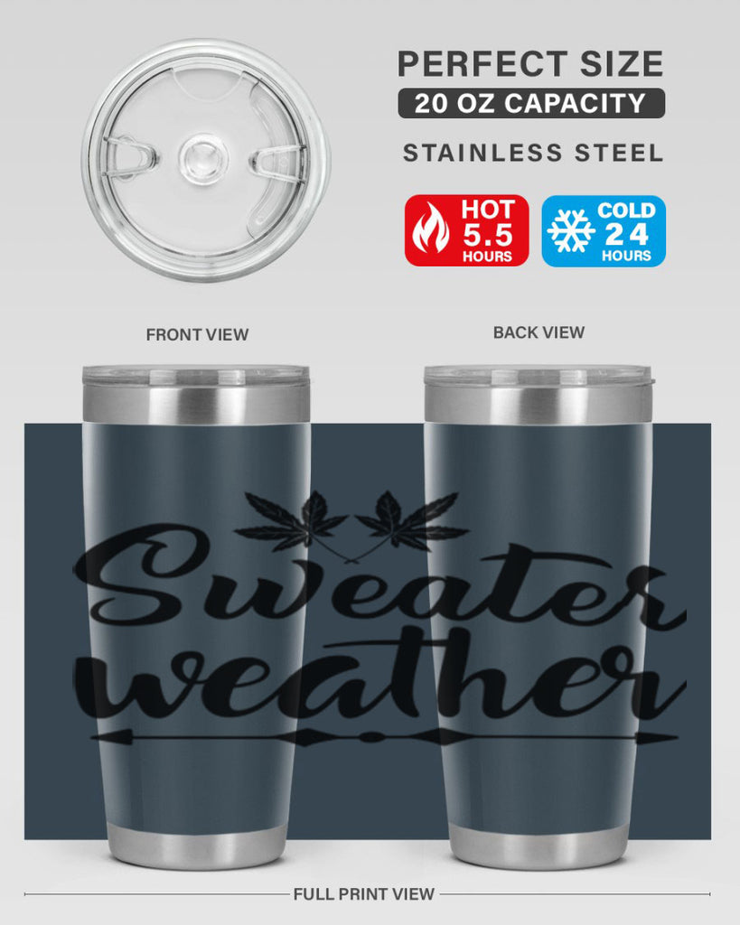 sweater weather 581#- fall- Tumbler