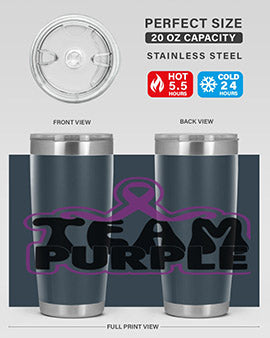 team purple 216#- alzheimers- Tumbler