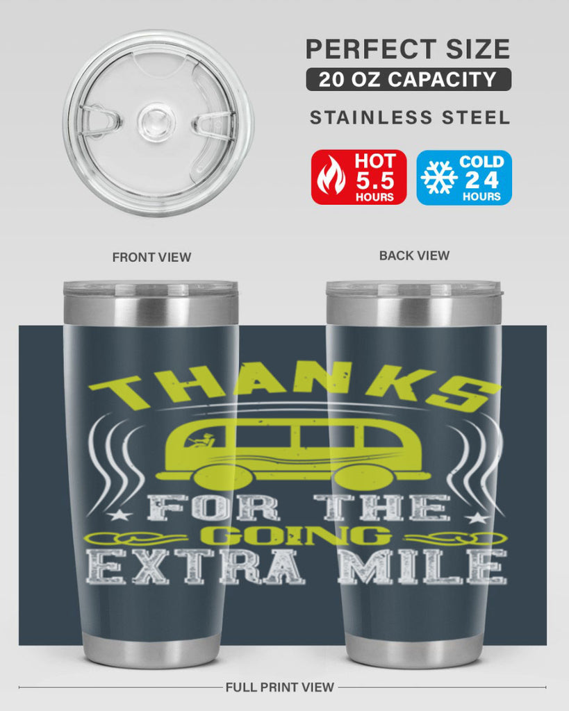 thanks for the going extra mile Style 14#- bus driver- tumbler