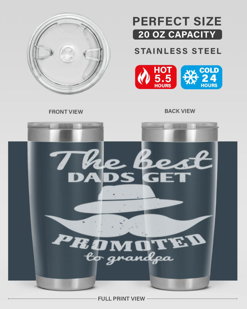 the best dads get promoted 164#- fathers day- Tumbler