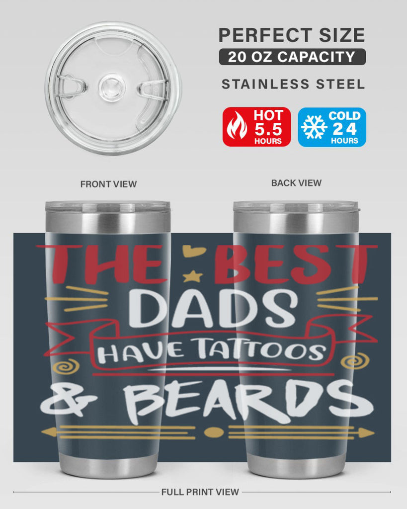 the best dads have tattoos beards 3#- fathers day- Tumbler