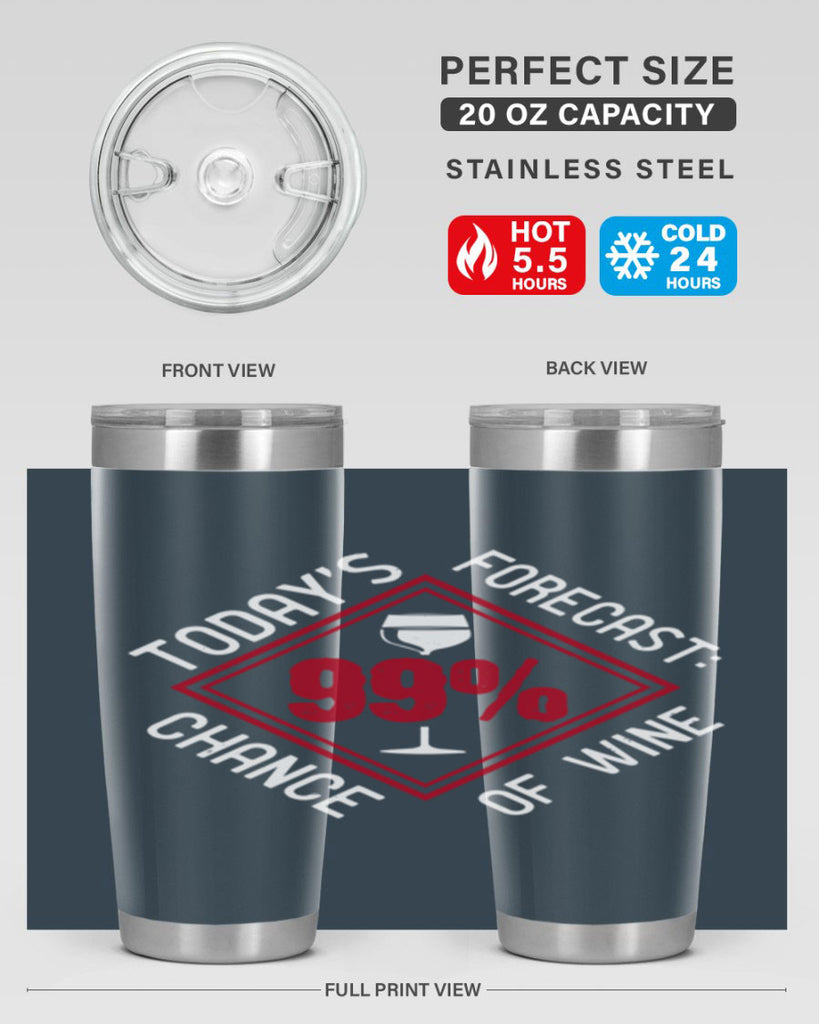 today’s forecast chance of wine of wine 115#- wine- Tumbler