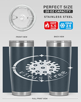 virus free Style 19#- corona virus- Tumbler