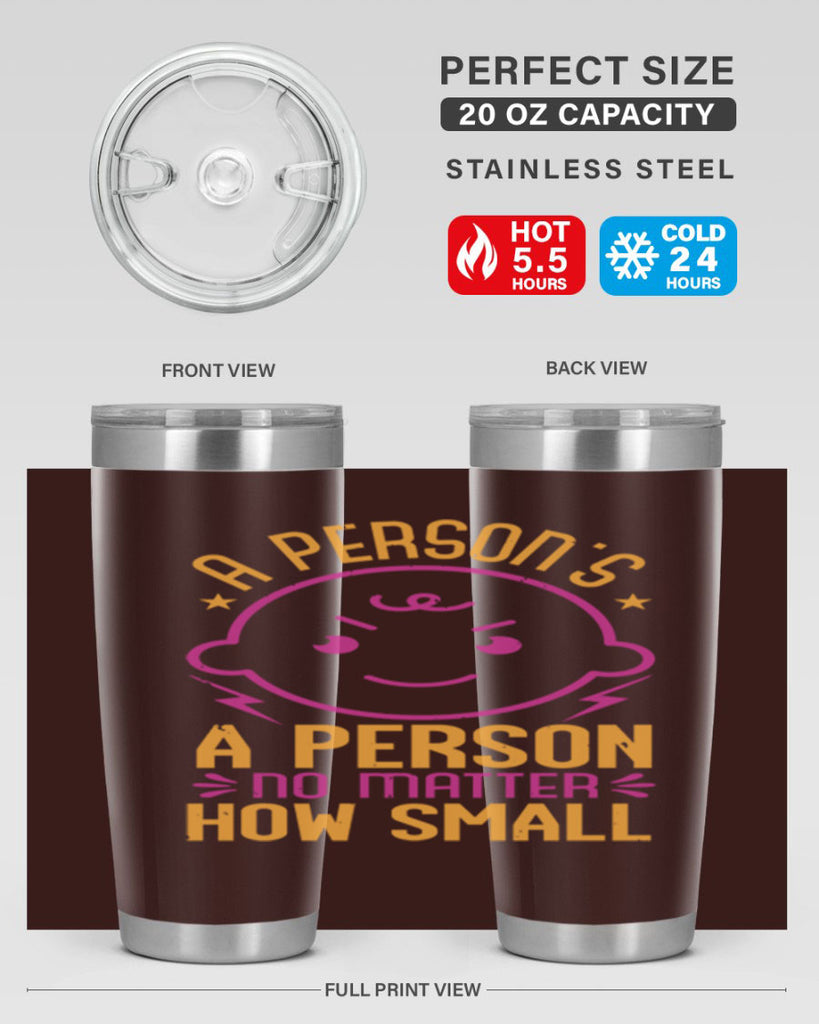 A person is a person no matter how small Style 39#- baby shower- tumbler