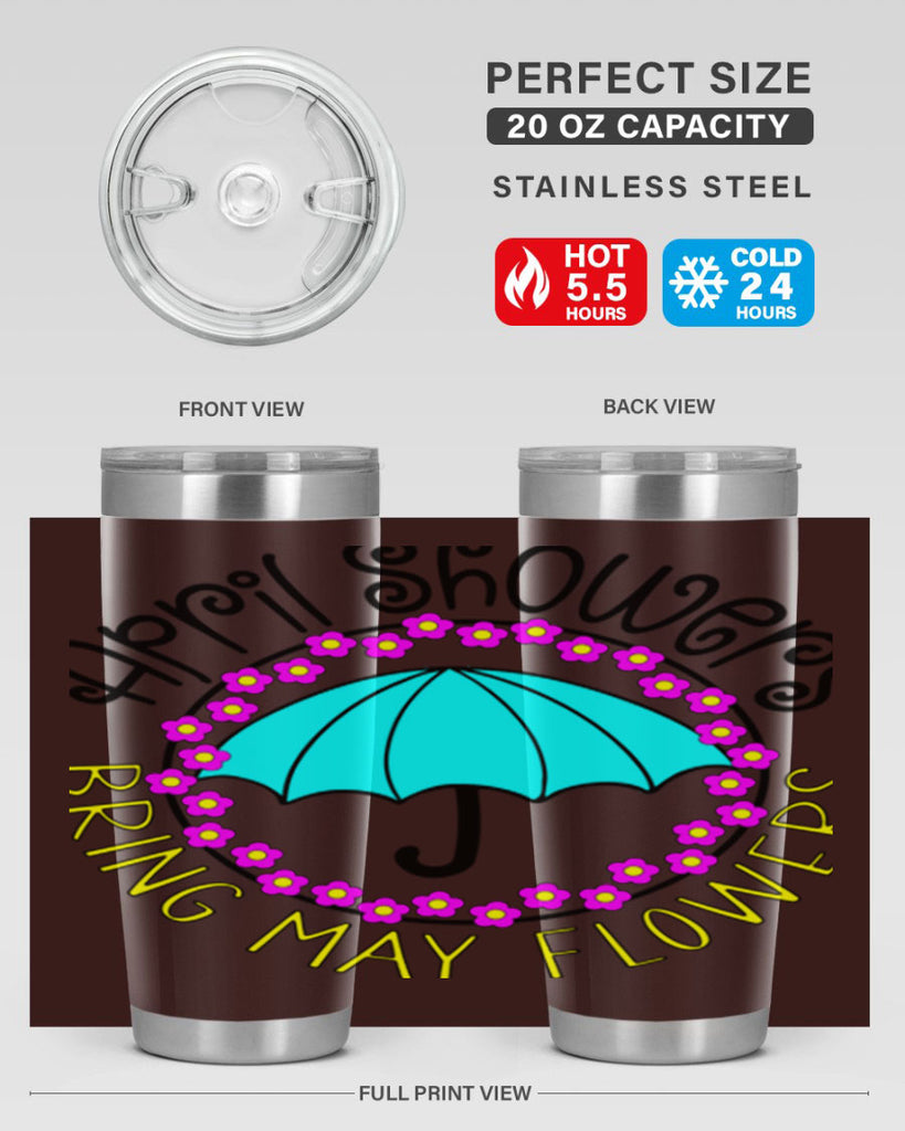April showers21#- spring- Tumbler