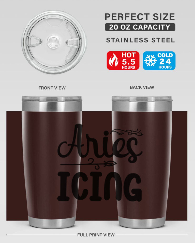 Ariesicing 106#- zodiac- Tumbler