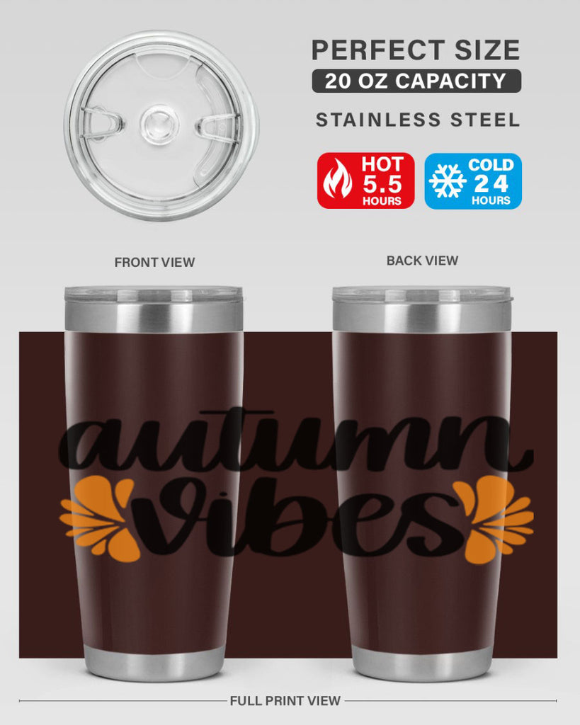 Autumn Vibes 478#- fall- Tumbler