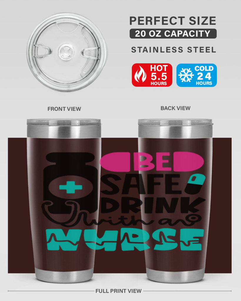 Be Safe Drink With An Nurse Style Style 222#- nurse- tumbler