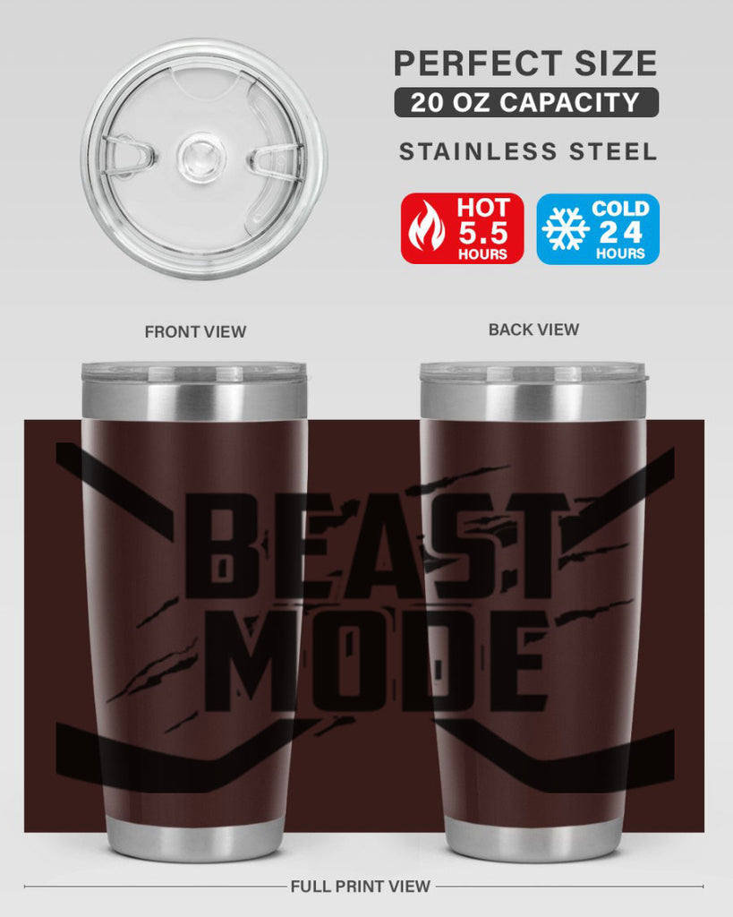 Beast mode 1426#- hockey- Tumbler