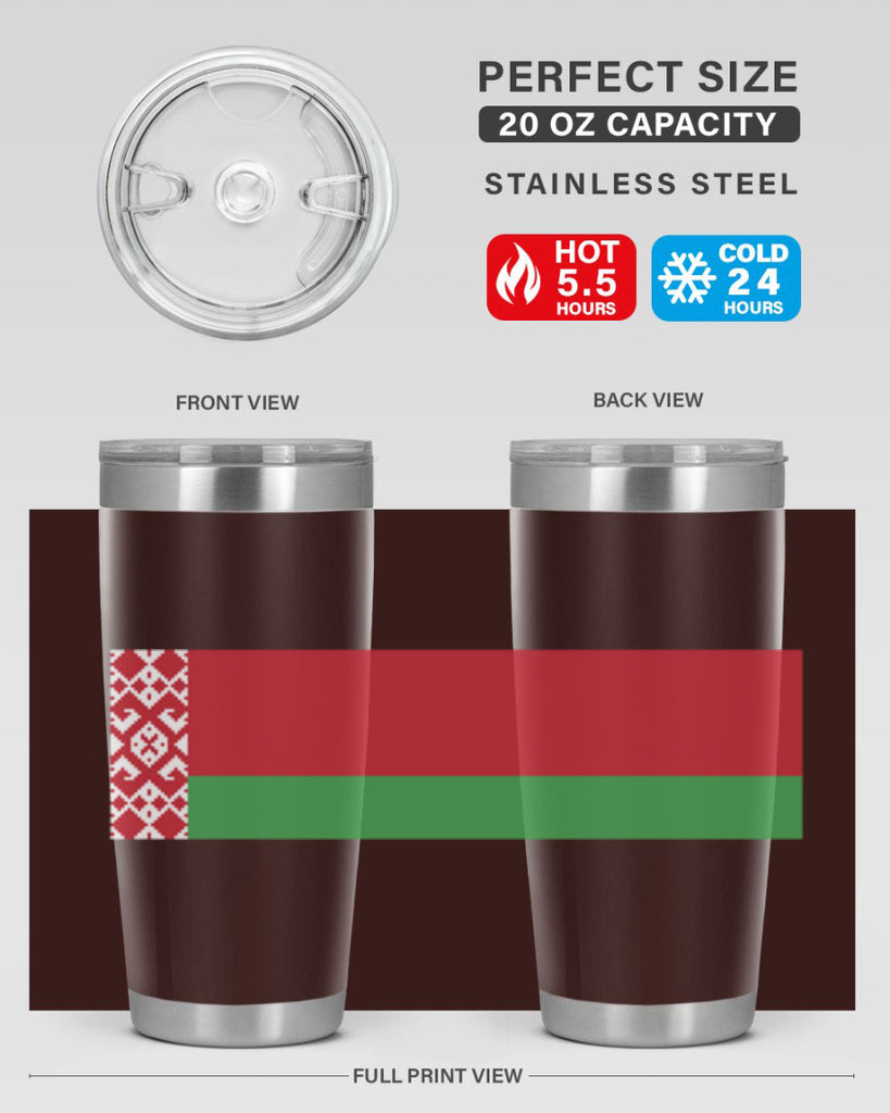 Belarus 182#- world flags- Tumbler