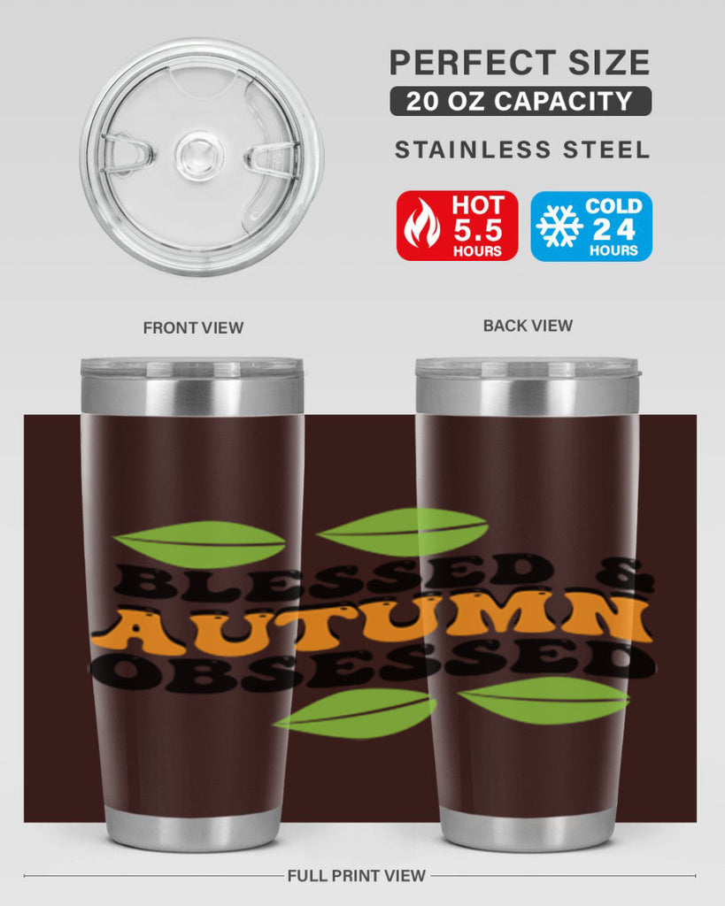 Blessed Autumn Obsessed 48#- fall- Tumbler