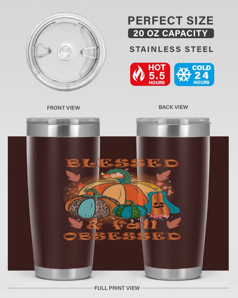 Blessed Fall Obsessed 49#- fall- Tumbler