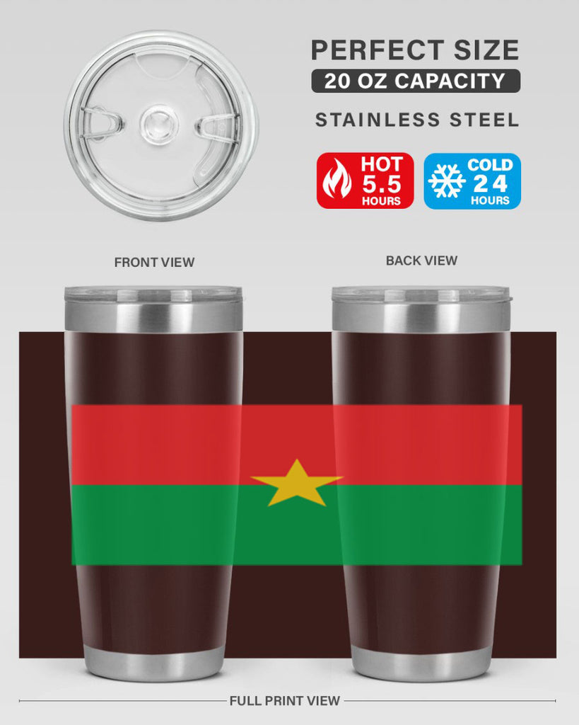 Burkina Faso 171#- world flags- Tumbler