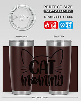 Cat Mommy Style 88#- cat- Tumbler