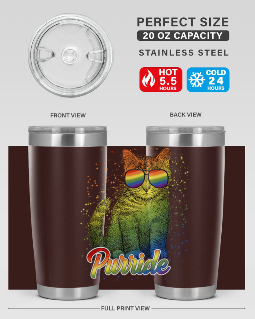 Cat Purride Lgbt Flag  Png 57#- lgbt- Tumbler