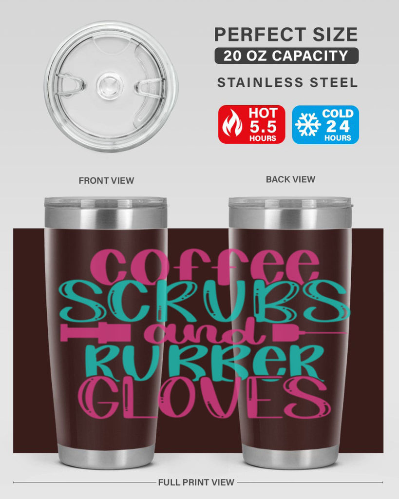 Coffee Scrubs And Rubber Gloves Style Style 210#- nurse- tumbler