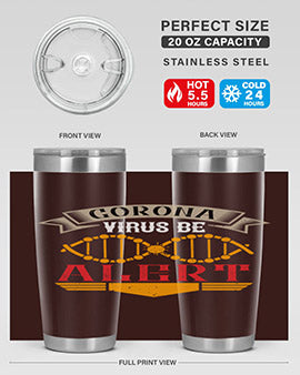 Corona Virus Be Alert Style 6#- corona virus- Cotton Tank