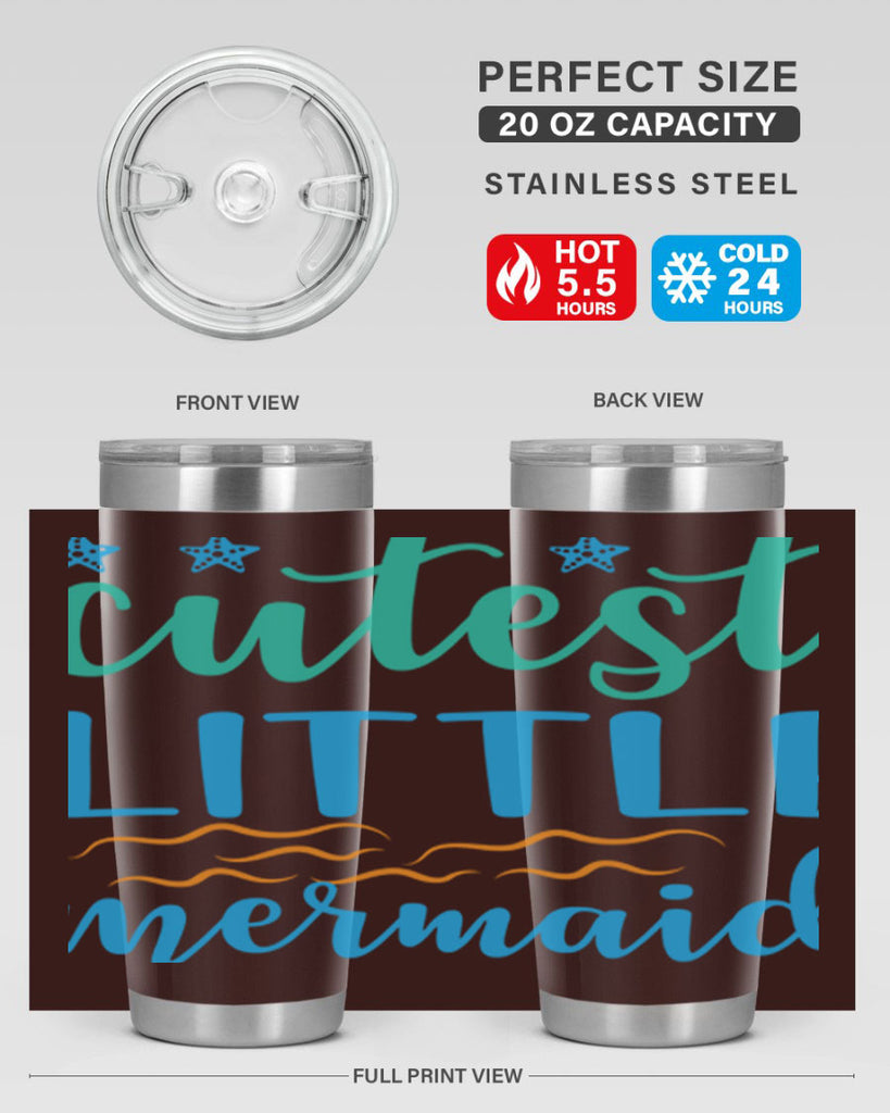 Cutest Little Mermaid Design 97#- mermaid- Tumbler