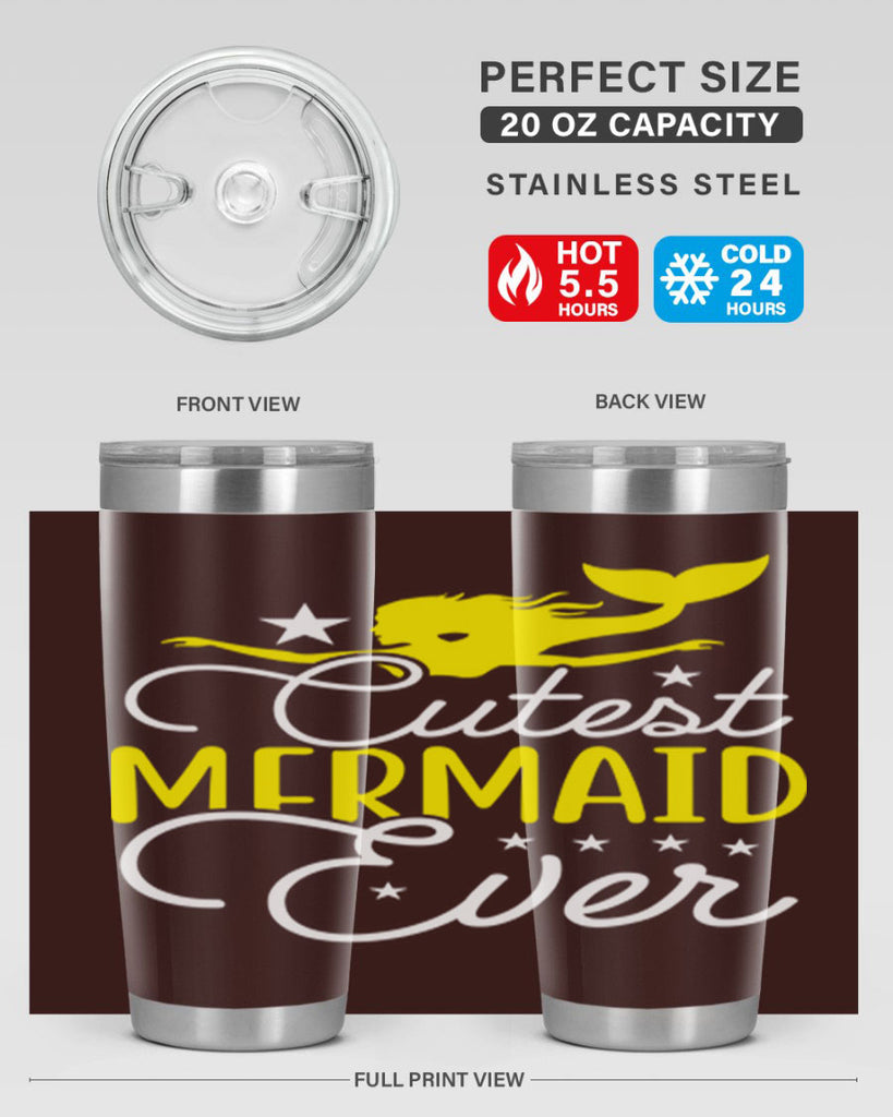 Cutest Mermaid Ever 92#- mermaid- Tumbler