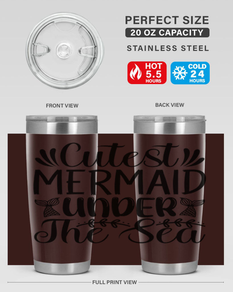 Cutest Mermaid Under The Sea 108#- mermaid- Tumbler