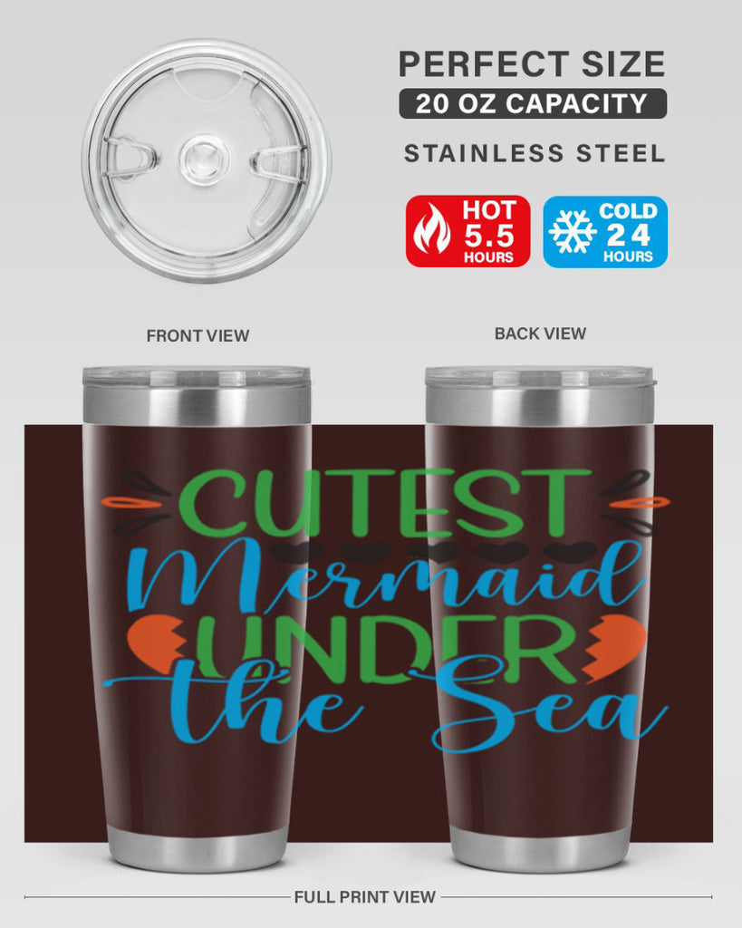 Cutest Mermaid Under The Sea 109#- mermaid- Tumbler