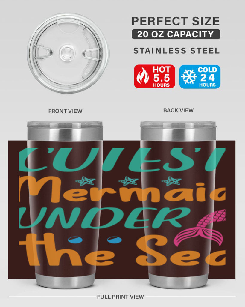 Cutest Mermaid Under the Sea 107#- mermaid- Tumbler