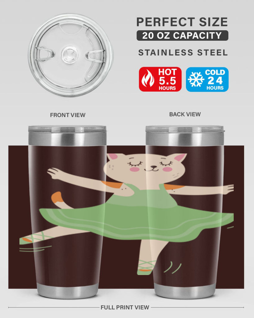 Dancing Cat Ballerina for Ballet Ballet 33#- ballet- Tumbler