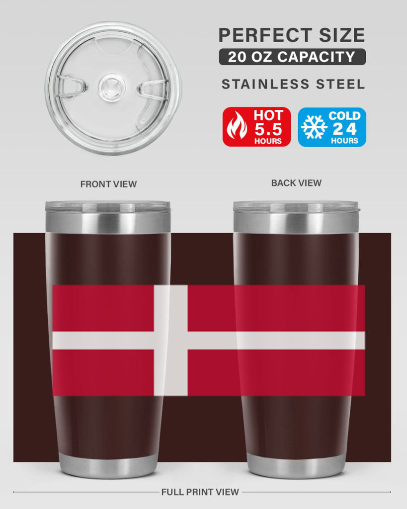 Denmark 151#- world flags- Tumbler