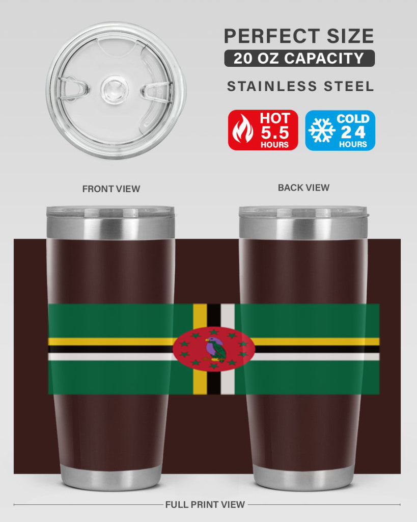 Dominica 149#- world flags- Tumbler