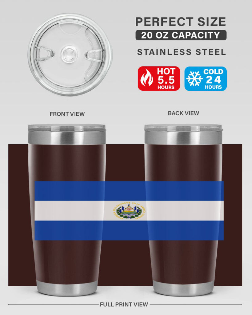 El Salvador 145#- world flags- Tumbler