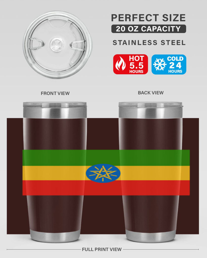 Ethiopia 140#- world flags- Tumbler