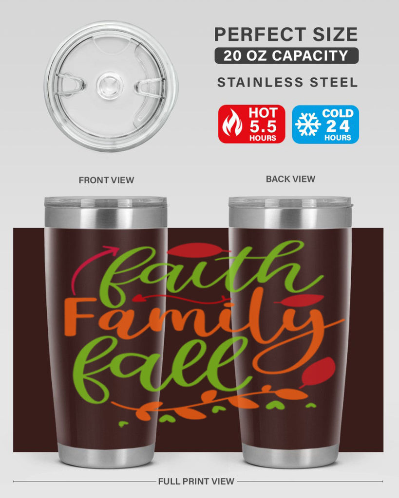 Faith Family Fall 82#- fall- Tumbler