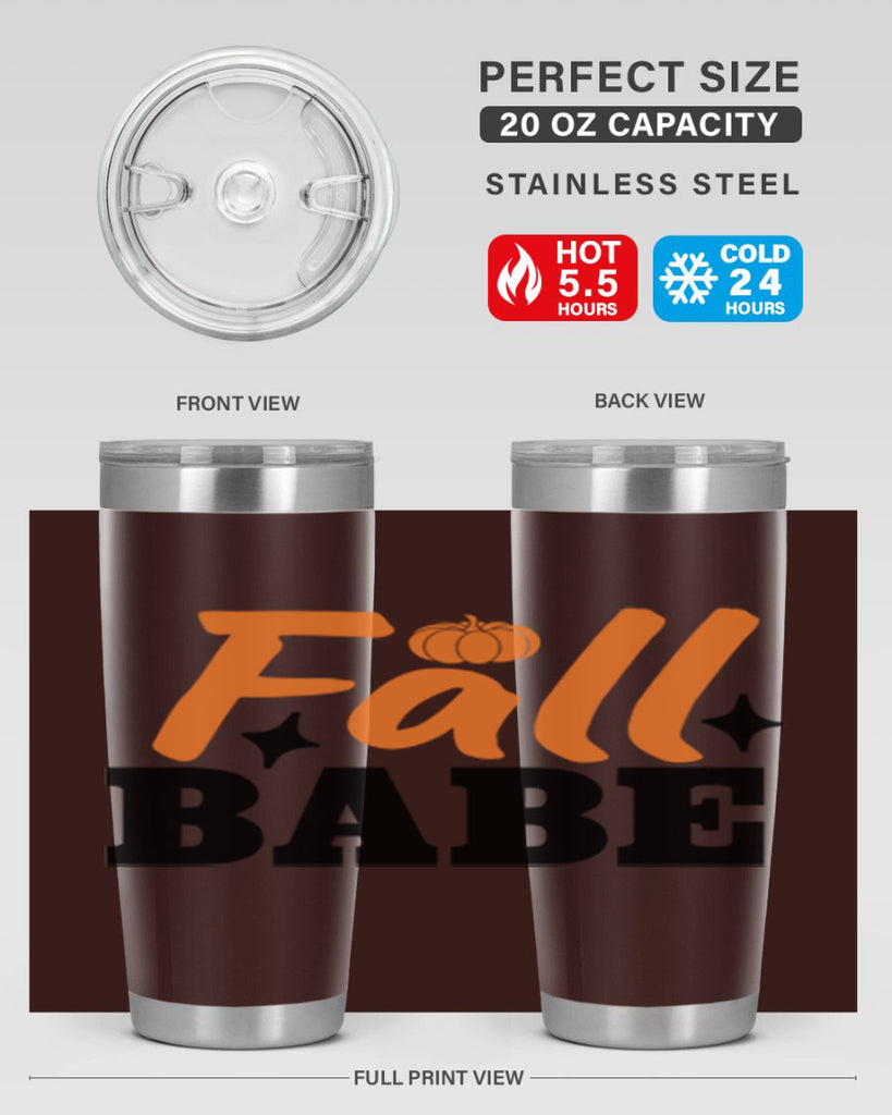 Fall Babe 89#- fall- Tumbler