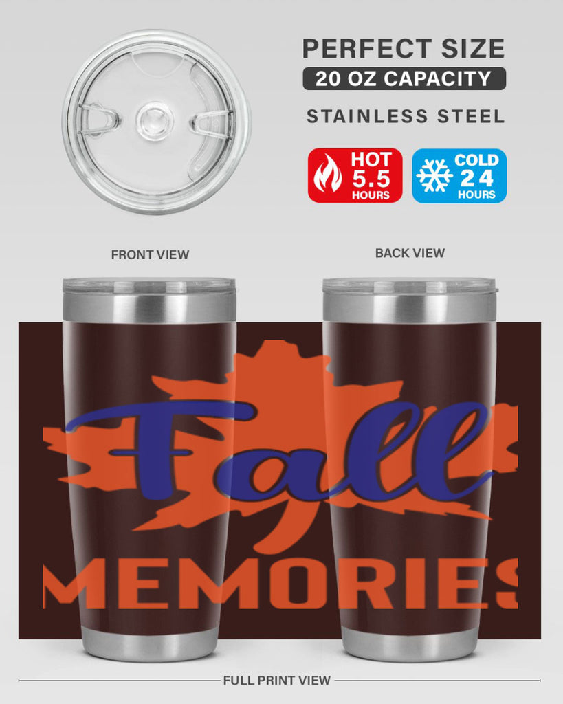 Fall Memories 124#- fall- Tumbler