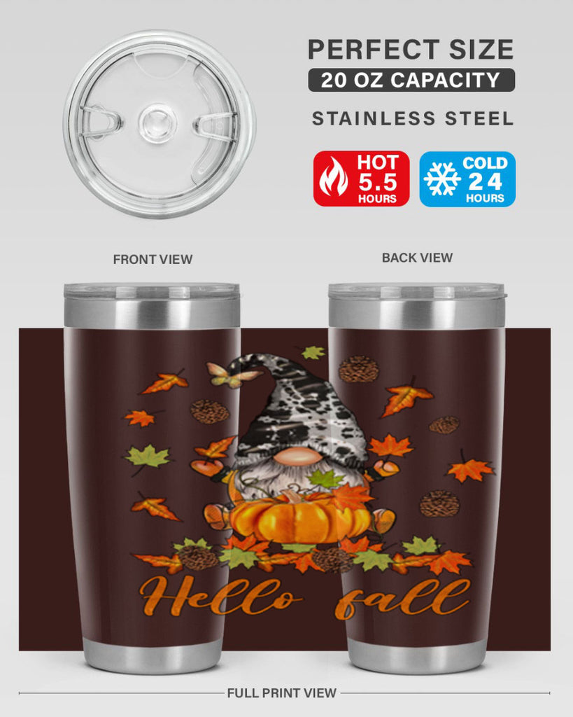 FallGnomeHelloAutumn 150#- fall- Tumbler
