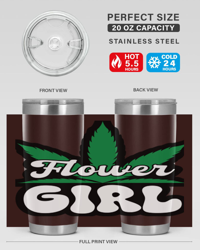 Flower girl 85#- marijuana- Tumbler