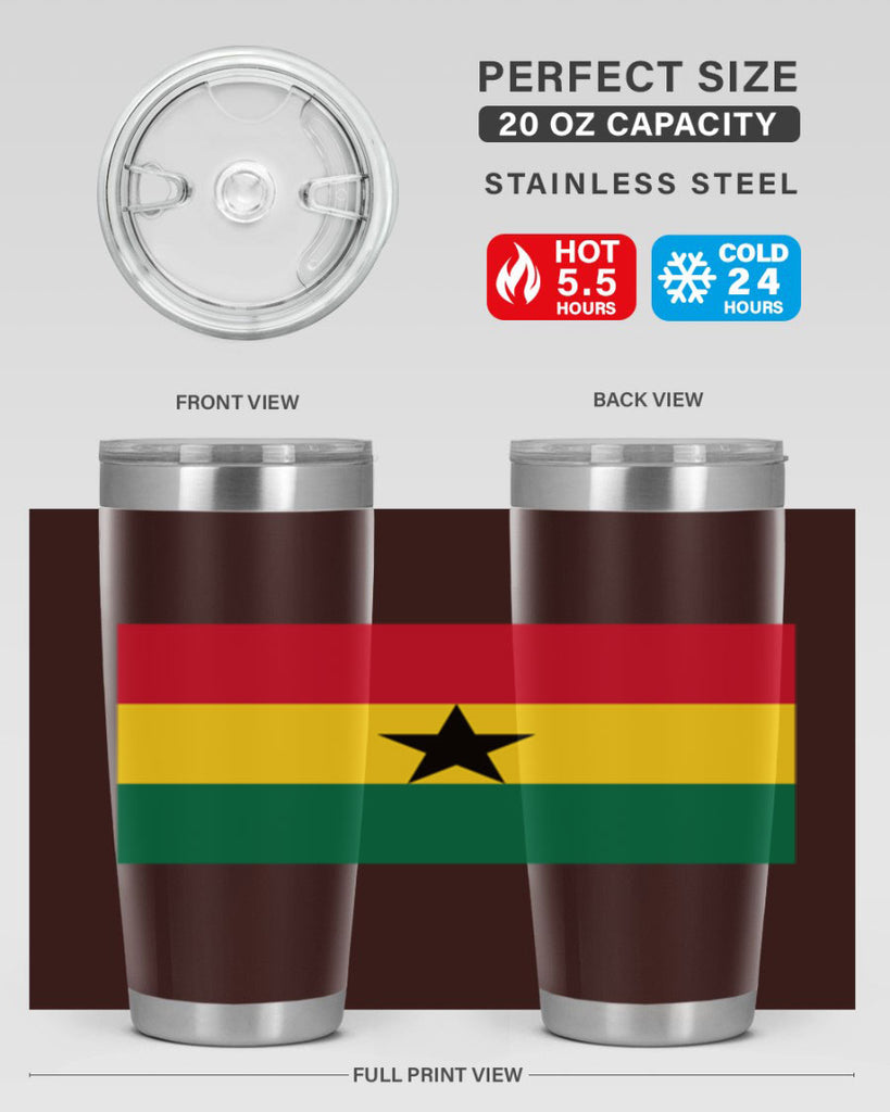 Ghana 132#- world flags- Tumbler