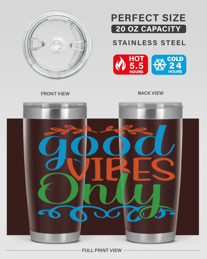 Good Vibes Only 198#- mermaid- Tumbler