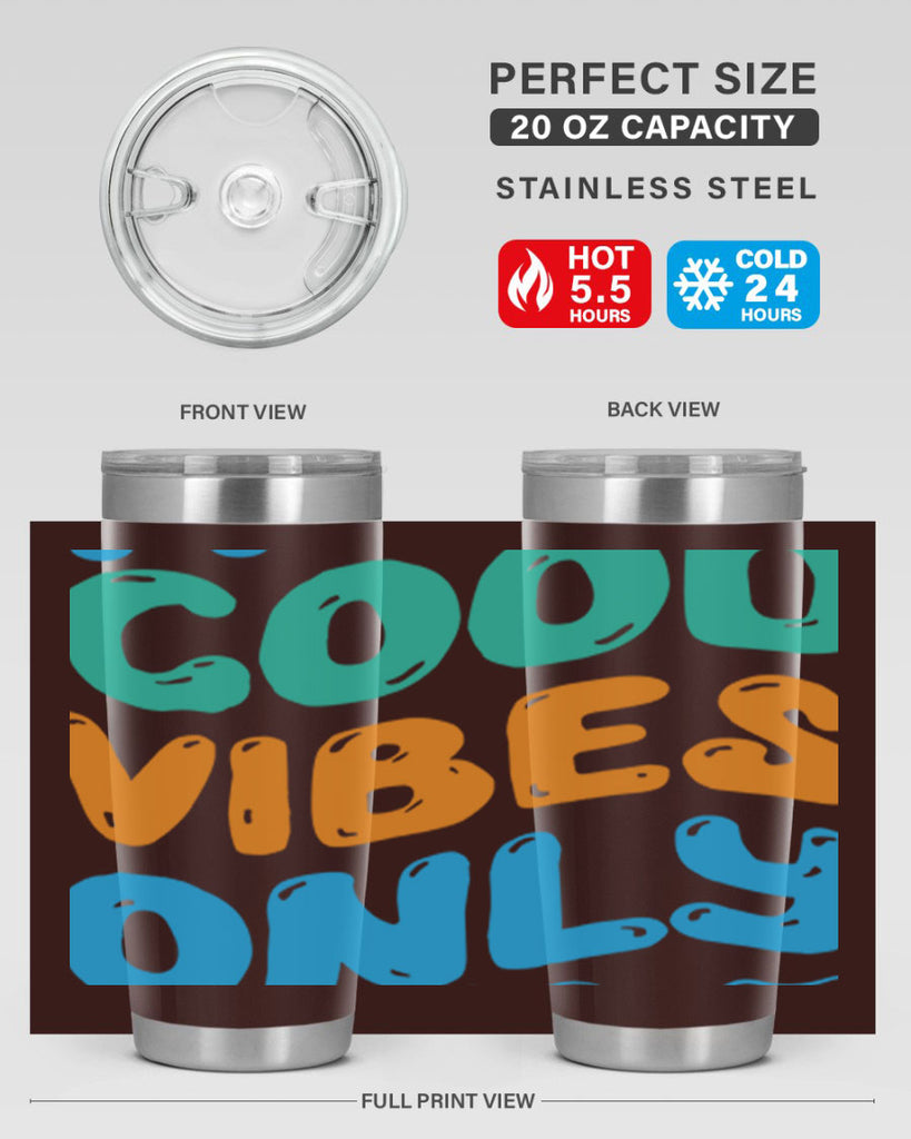 Good Vibes Only Design 200#- mermaid- Tumbler