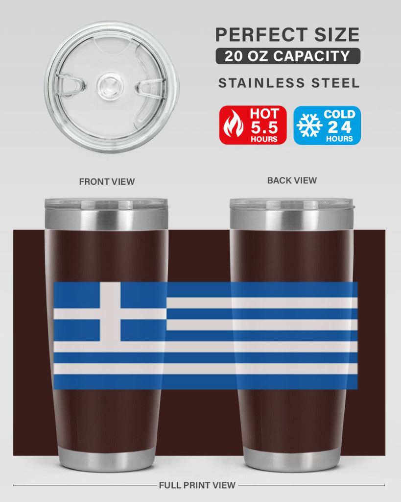 Greece 131#- world flags- Tumbler