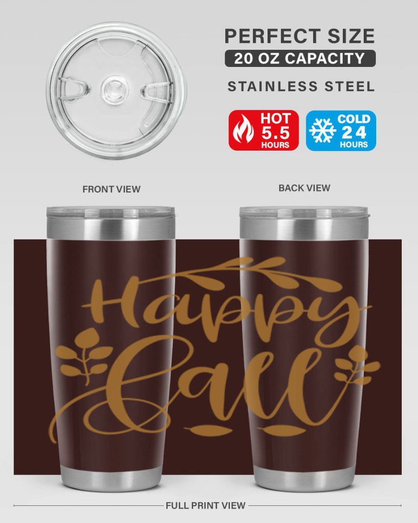 Happy Fall 236#- fall- Tumbler