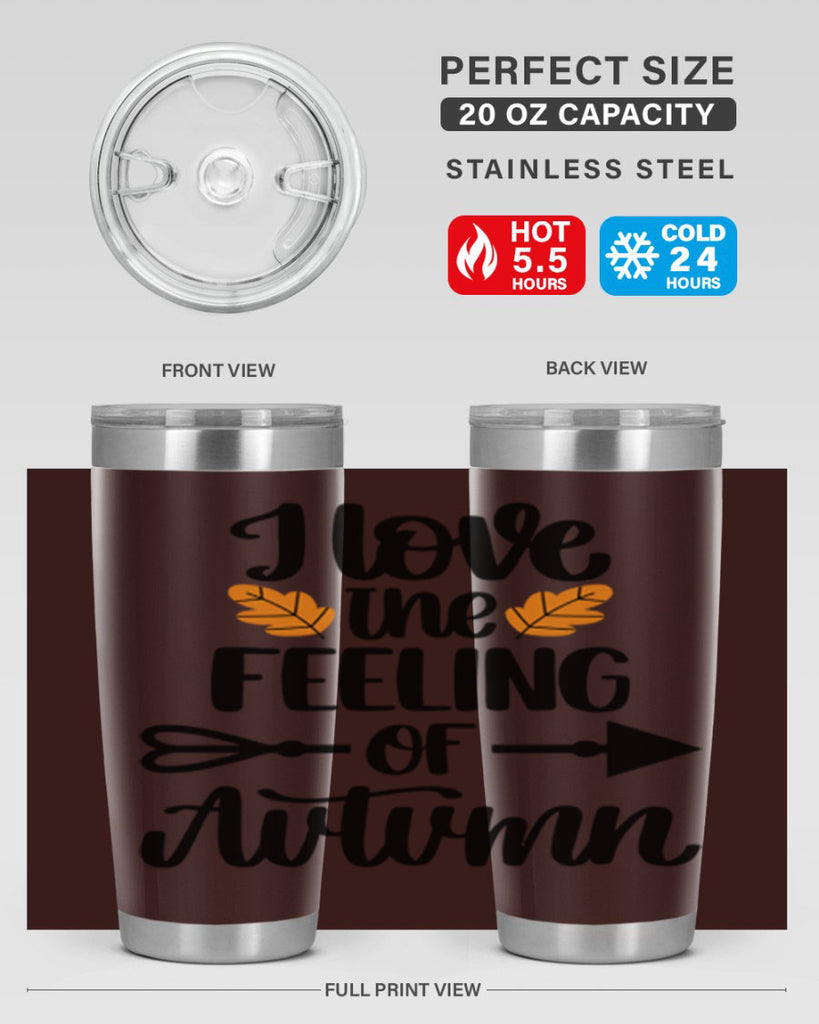 I Love The Feeling Of Autumn 499#- fall- Tumbler