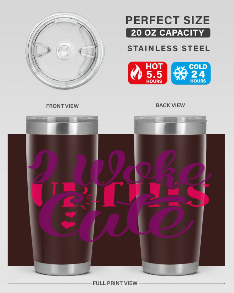 I Workup This Cute Style 243#- baby- tumbler