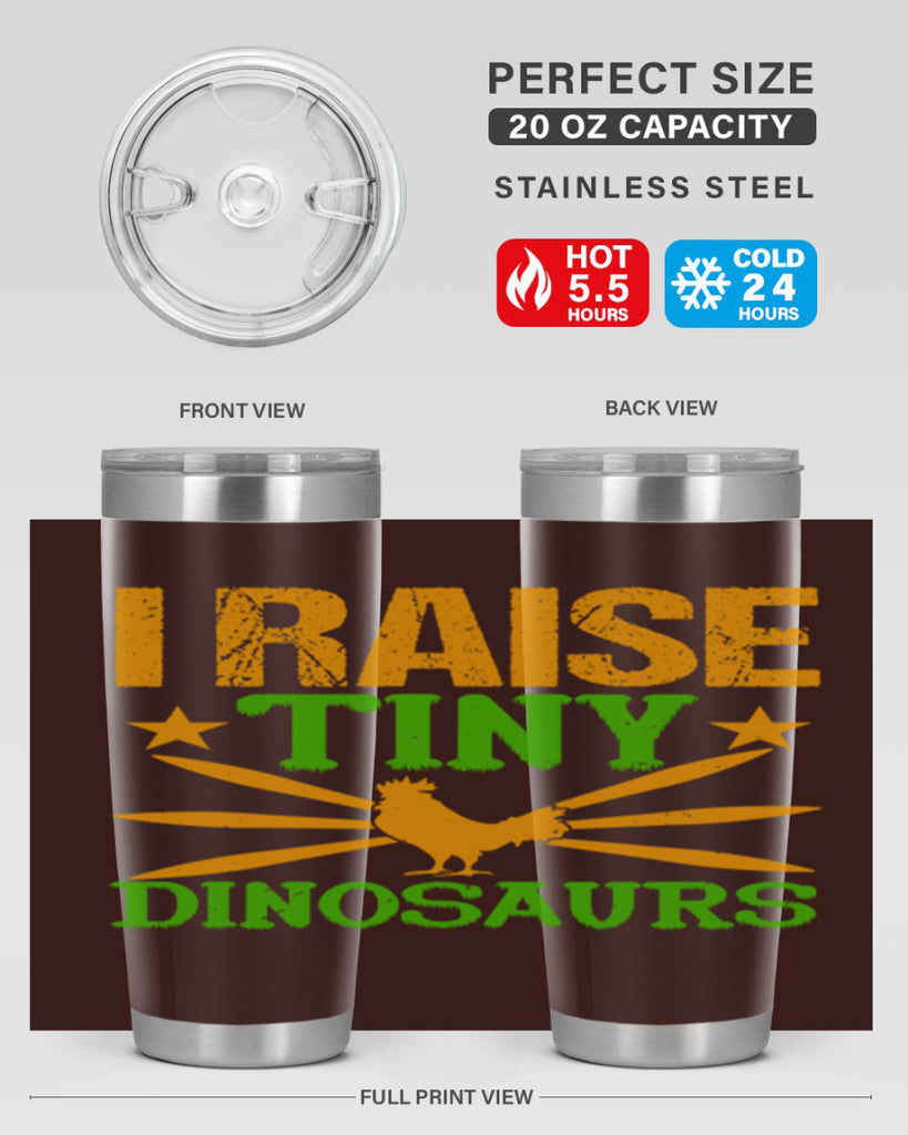 I raise tiny dinosaurs 52#- farming and gardening- Tumbler